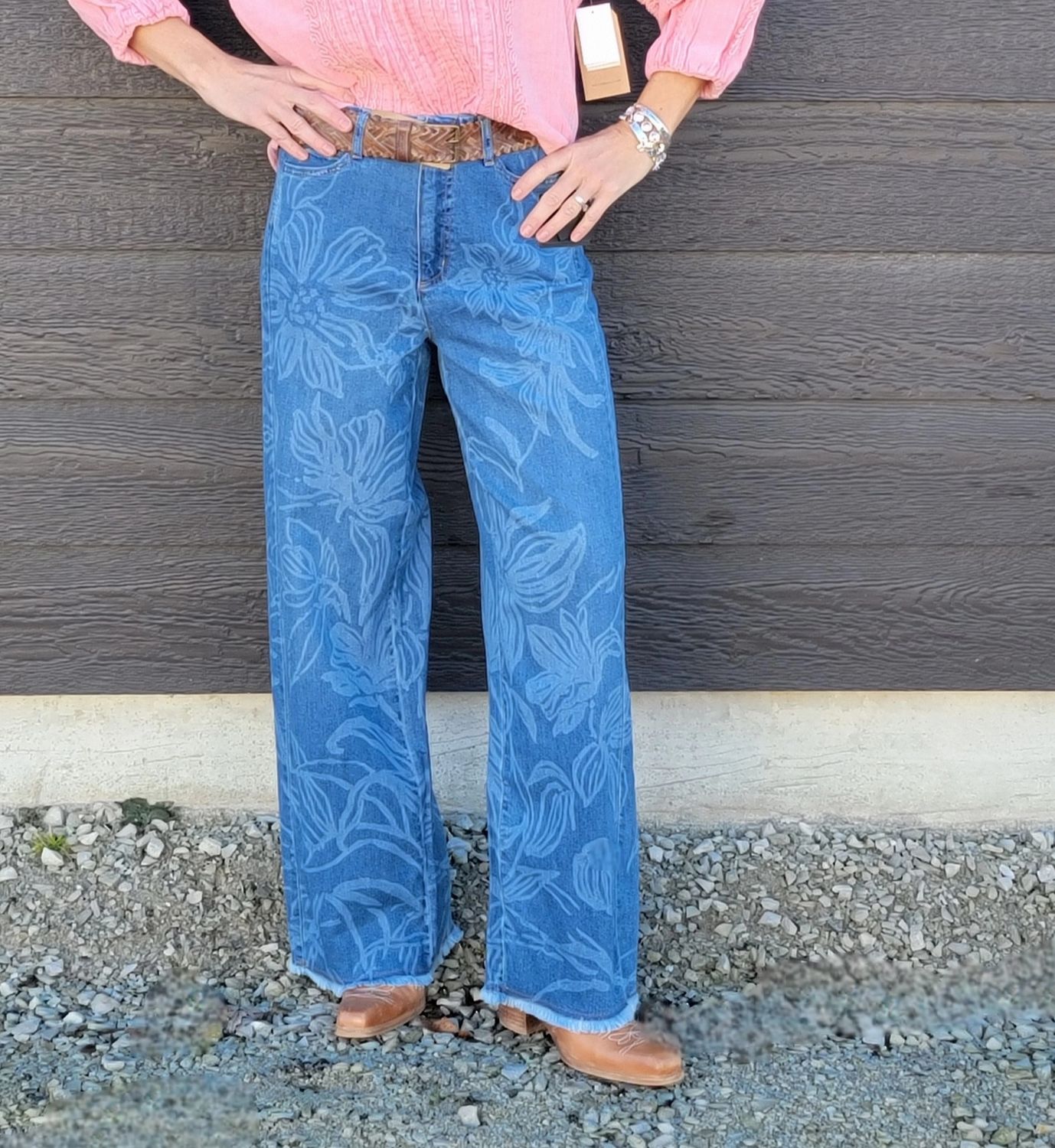 John Mark Printed Wide Leg Awakening