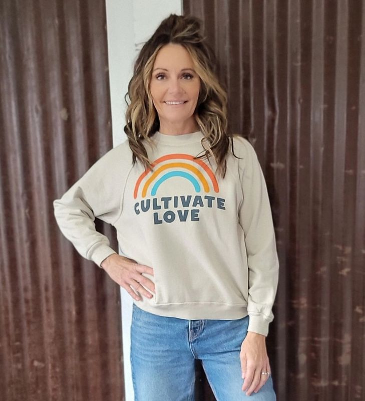 People Of Leisure Cultivate Love Pullover Bone