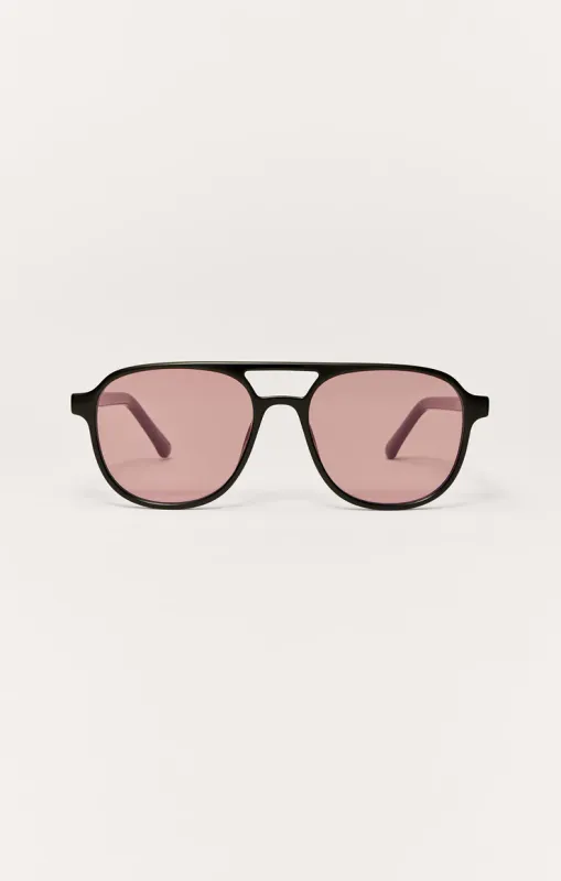 Tourist Polished Black Pink Polarized