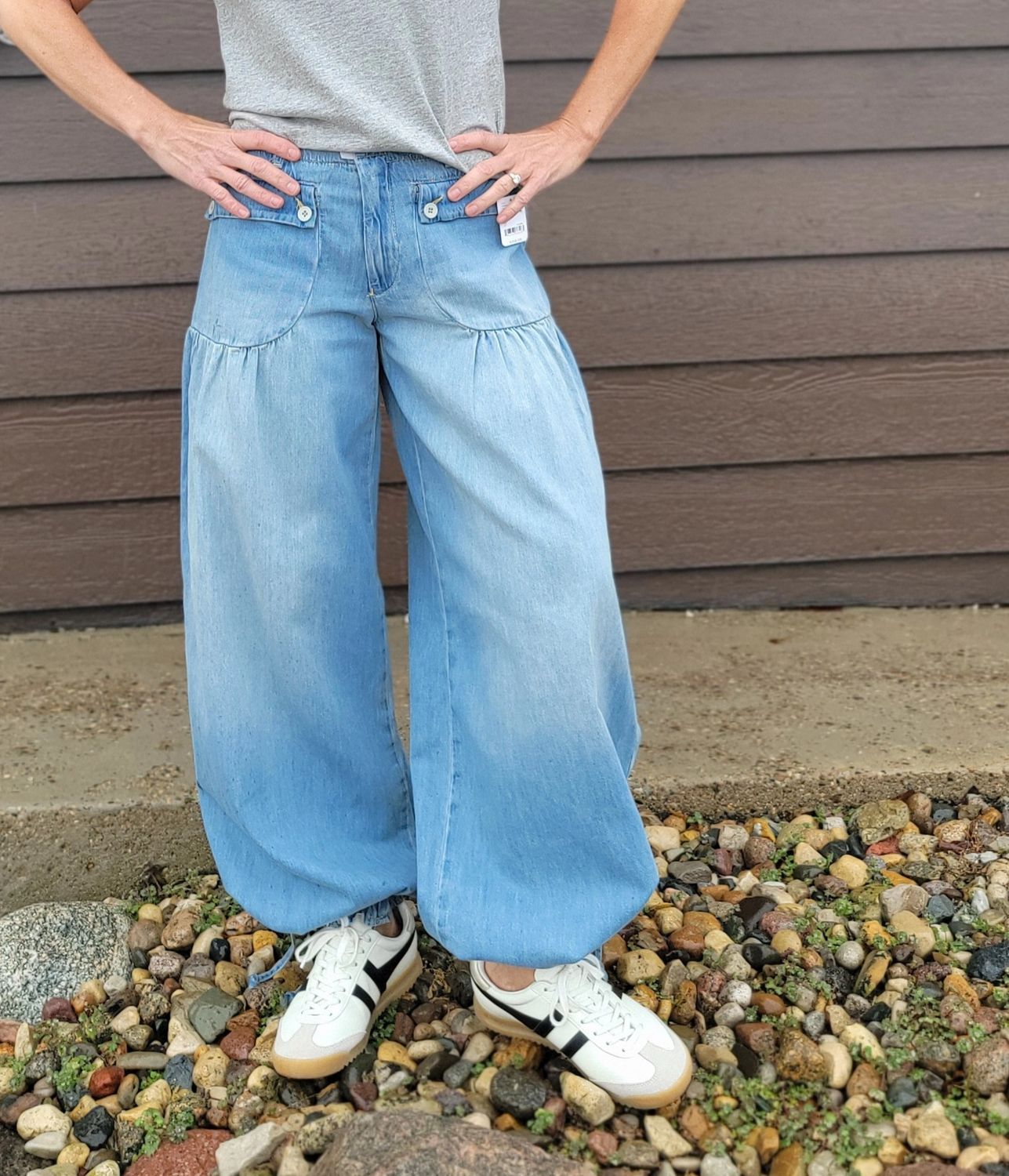 Free People Lotus Jeans Bijou Blue