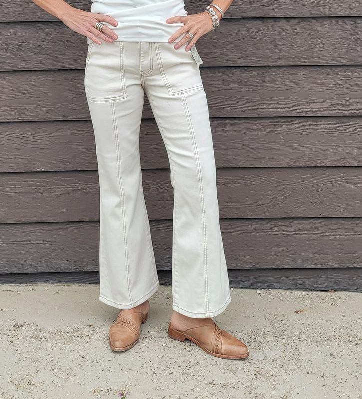 Liverpool Hannah Flare Ecru