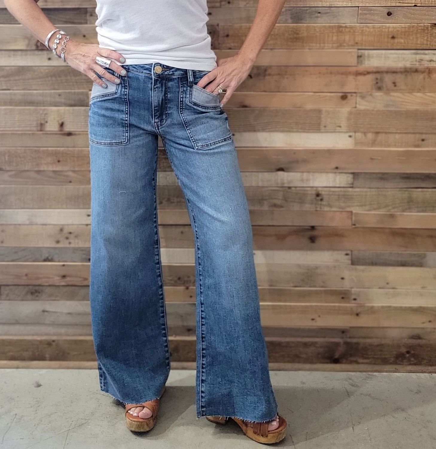 Kut High Rise Maya Wide Leg Kut High Rise Maya Wide Leg