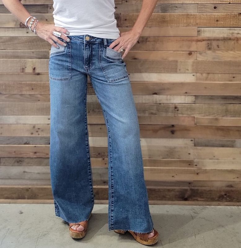 Kut High Rise Maya Wide Leg