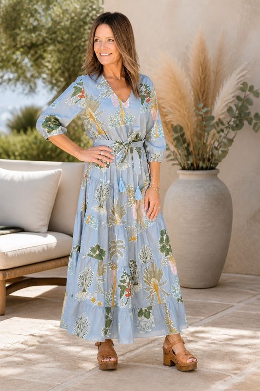 Uncle Frank Palm Beach Dress Smoke