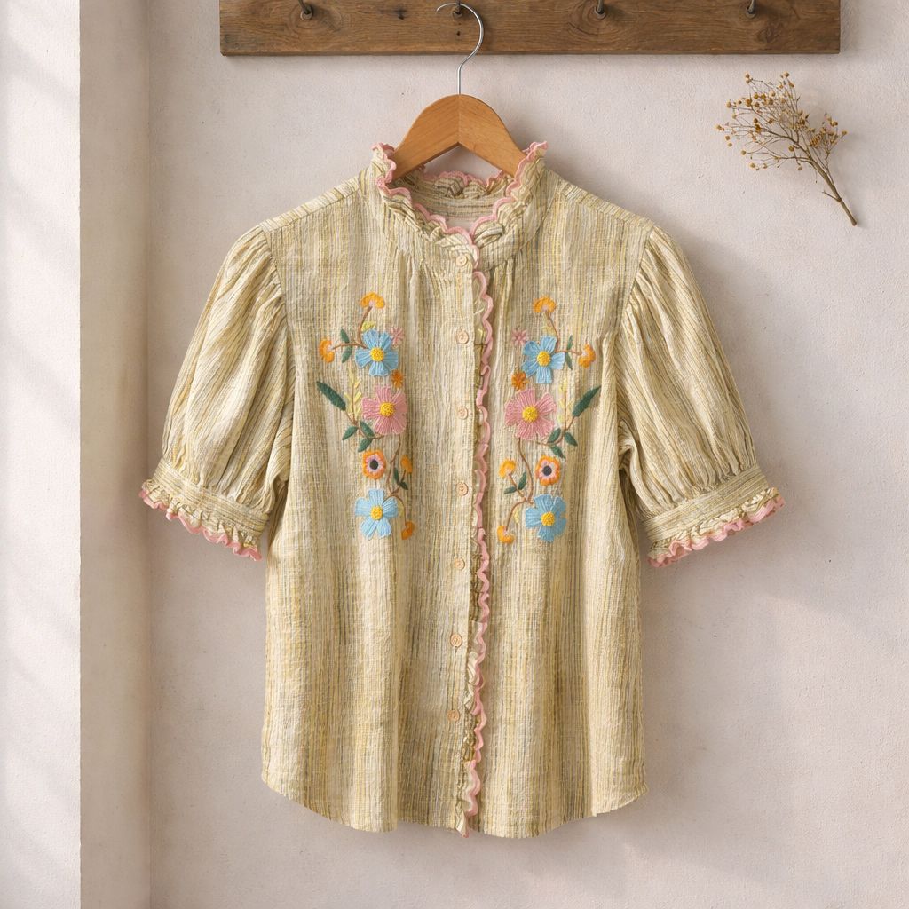 Ivy Jane Ribbon Embroidered Blouse