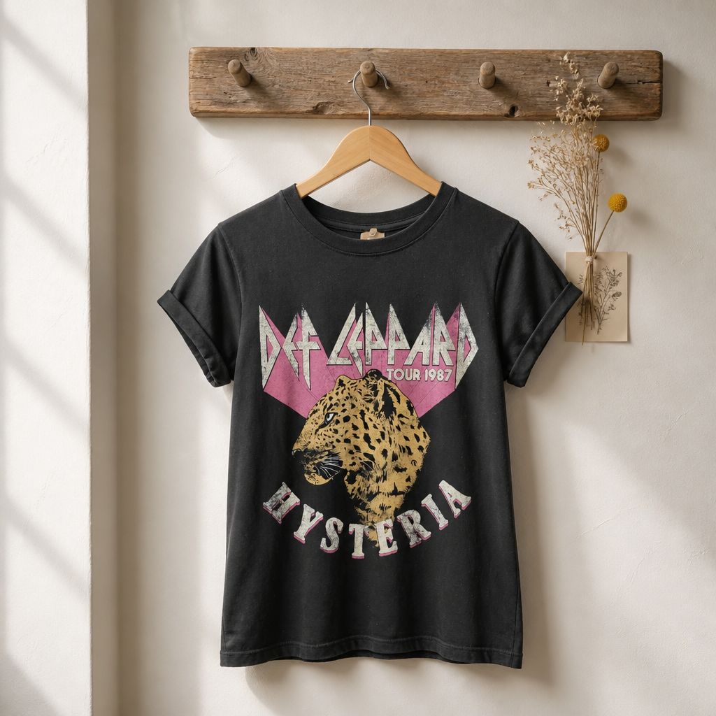 Recycled Karma Def Leopard Hysteria Black