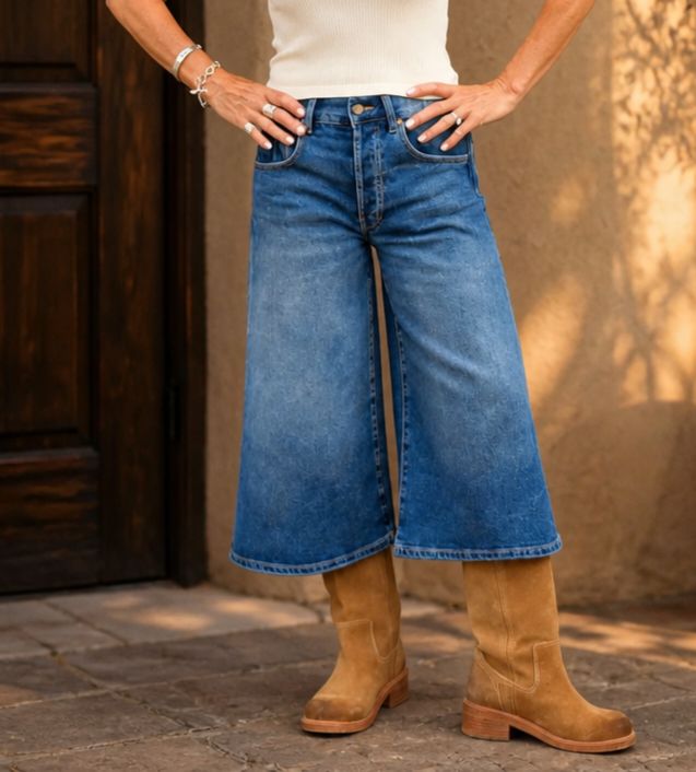 Liverpool Claire Hi Rise Relaxed Culotte Liverpool Claire Hi Rise Relaxed Culotte