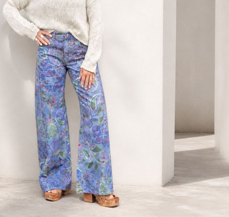 Free People Alter Ego Wide Leg Dusk Combo