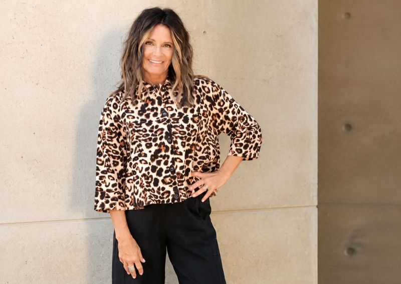 Ivy Jane Leopard Swing Jacket Ivy Jane Leopard Swing Jacket