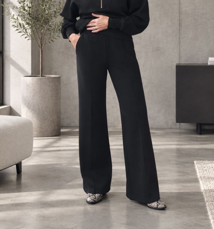 Elan Black Wide Leg Pant Elan Black Wide Leg Pant