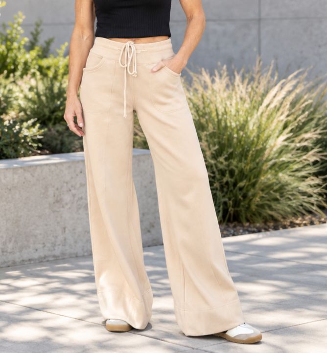 Intimately FP Slow Down Wide Leg Morning Oat Intimately FP Slow Down Wide Leg Morning Oat