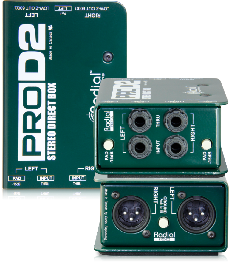 Radial Pro D2 Boite directe double (usagé)