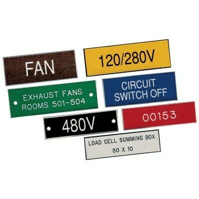 Rectangular Nameplates