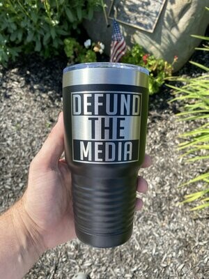 Defund The Media 30oz Yeti Style Mug