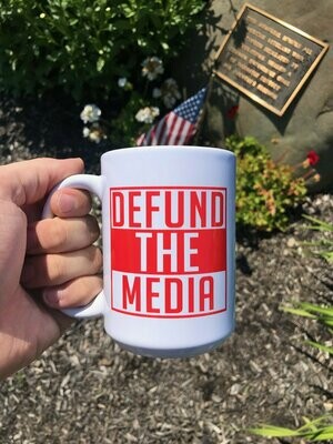 Defund The Media 15oz Mug