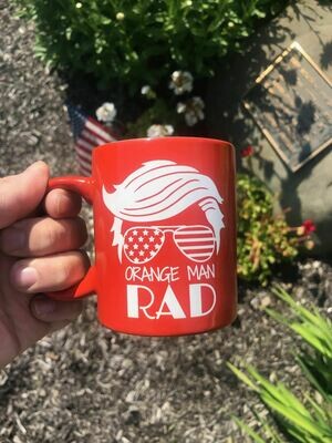 Orange Man Rad 11oz Coffee Mug