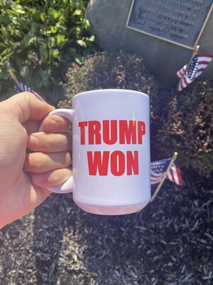 Trump Won 15oz Mug