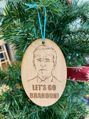 Let’s Go Brandon! Christmas Ornament