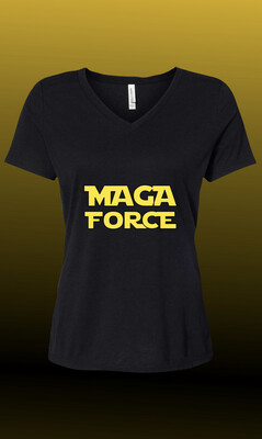MAGA Force Ladies V Neck