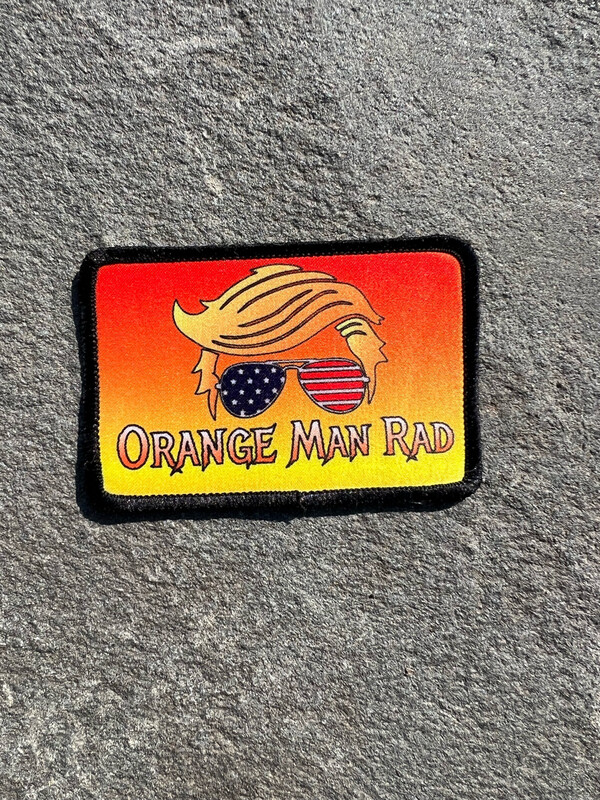 Orange Man Rad Patch
