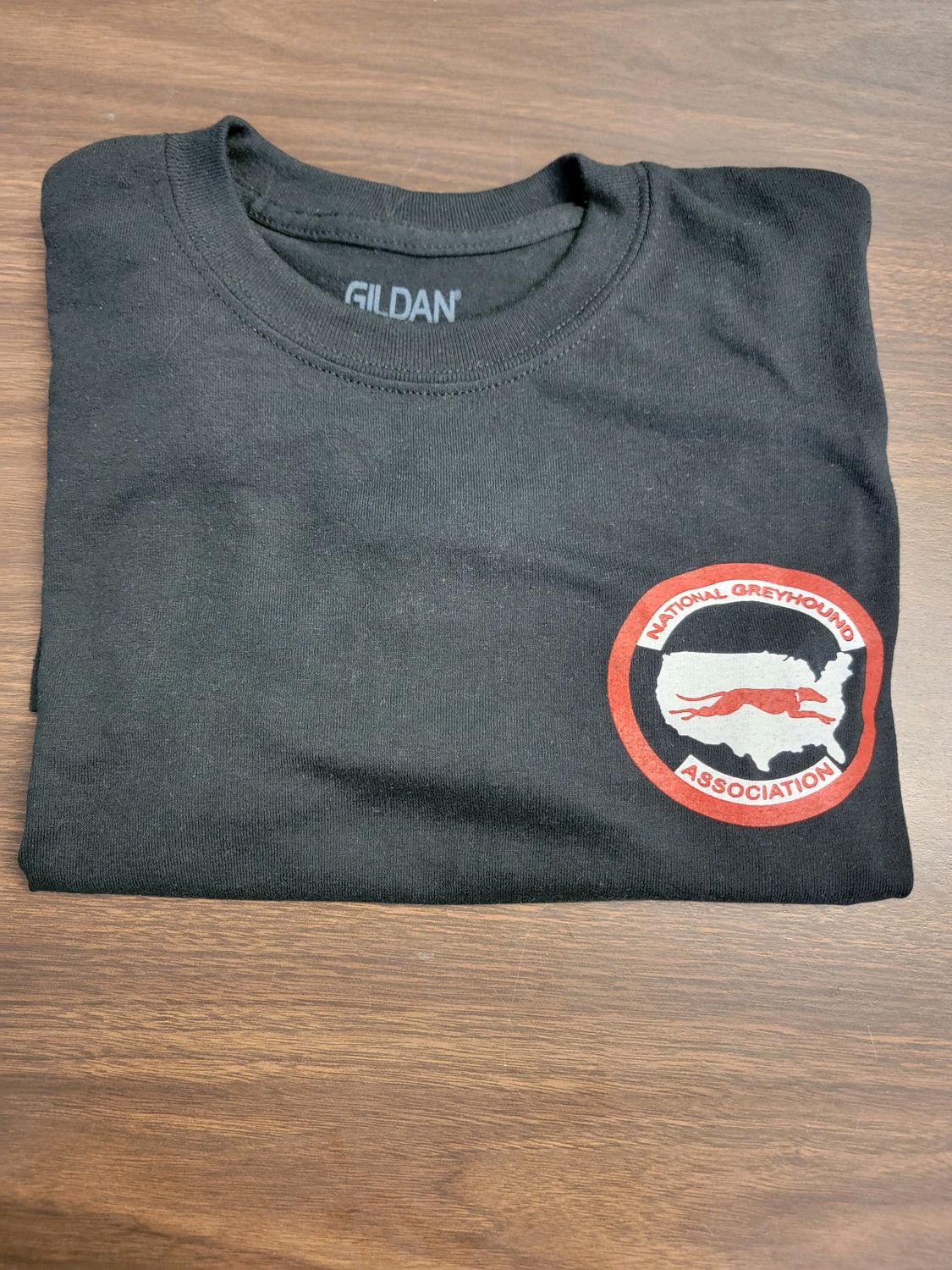 NGA Logo T-shirt (short sleeved) BLACK, Size: SMALL