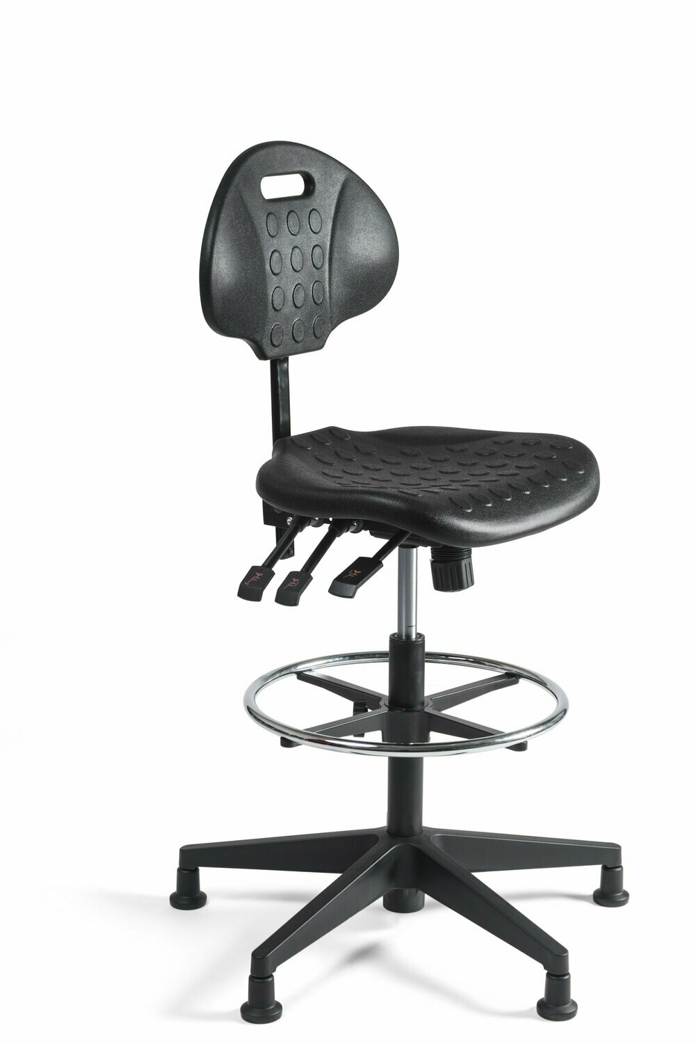 Werkstoel nylon hoog (excl btw)