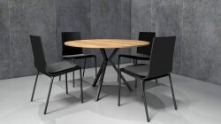 B+ vergadertafel Cube rond (excl. BTW)