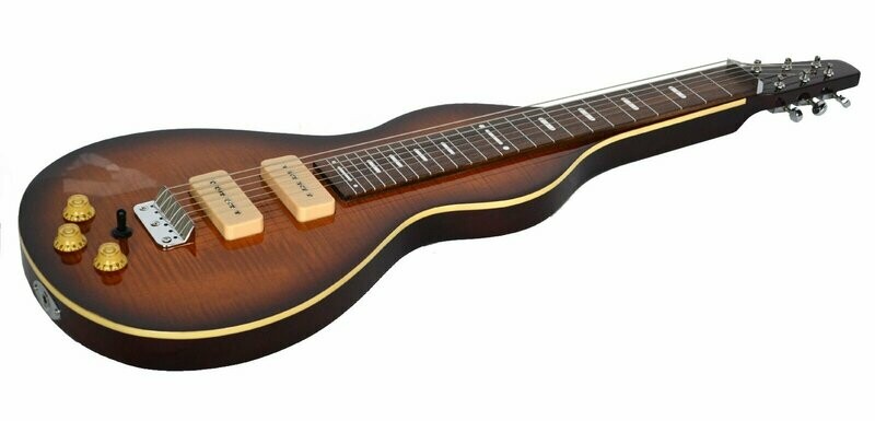 Weissenborn shape lap steel Guitar in Sunburst Right hand only by Clearwater