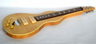 Clearwater Pro Lap Steel II Weissenborn shape Guitar Right hand Natural finish