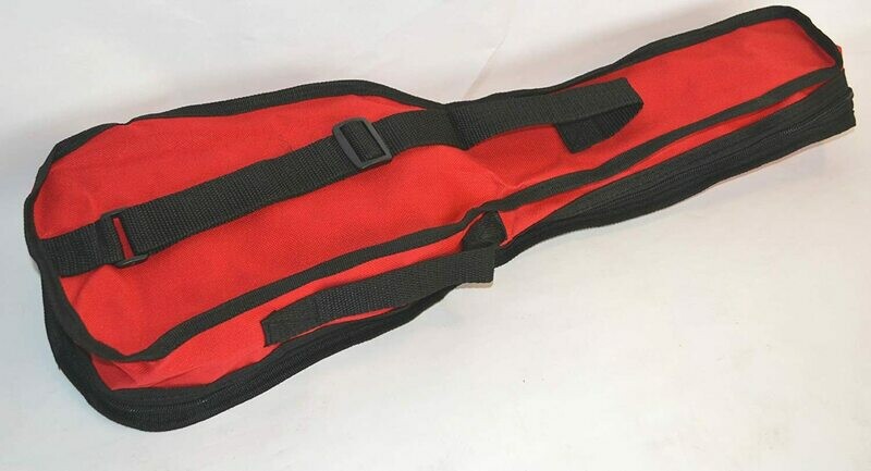 SOPRANO UKULELE RED GIG BAG SOFT CASE BUDGET BAG BY CLEARWATER