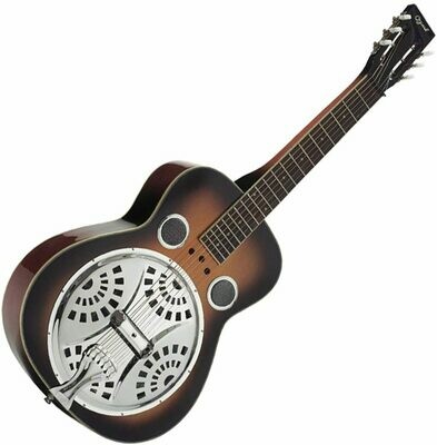 NEW SQUARE NECK DOBRO TYPE RESONATOR LAP STEEL GUITAR + FITTED GIG BAG BY OZARK