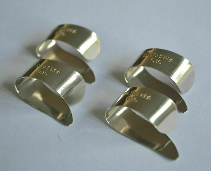 Qty of 4 Dr Sherpa 0.15" Metal Thumb Pick for Steel String Banjo Guitar Etc