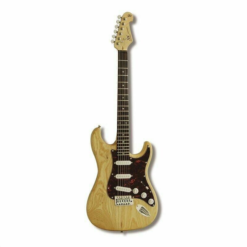 Electric Guitar SC Style White Swamp Ash Body with Blue gloss finish by SX Electric Guitar SC Style White Swamp Ash Body with Blue gloss finish by SX