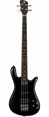 SX ELECTRIC BASS 4 STRING ARCHED BODY BLACK HIGH GLOSS SX ELECTRIC BASS 4 STRING ARCHED BODY BLACK HIGH GLOSS