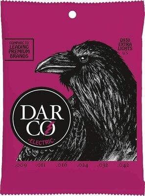 DARCO ELECTRIC GUITAR STRINGS D930 EXTRA LIGHT 9'S 9-42 NICKEL