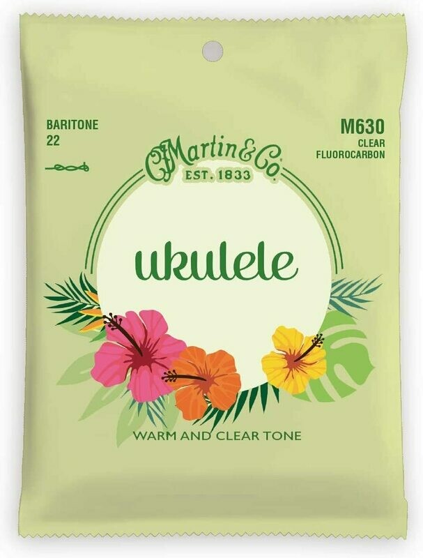 BARITONE UKULELE STRINGS MARTIN NYLON UKE STRINGS .022 - .035