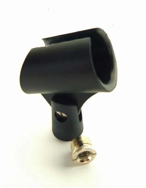 NEW LARGE WIRELESS MICROPHONE CLIP RADIO MIKE HOLDER 25 - 35mm MIC