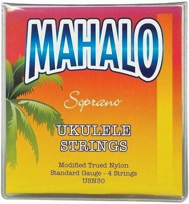 Maholo Ukulele Soprano Strings Set of 4 replacement Nylon strings