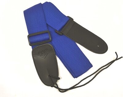 CNB GUITAR STRAP IN BLUE FOR ELECTRIC AND ACOUSTIC GUITAR MANDOLIN UKULELE ETC