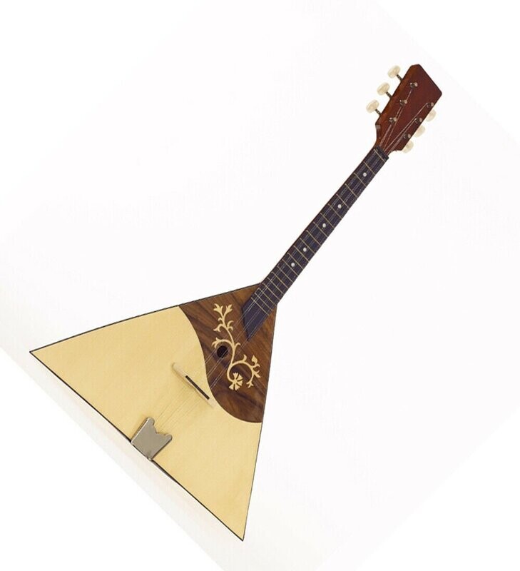 Prima Balalaika 6 string Solid Maple back Spruce top Made in Romania by Ozark