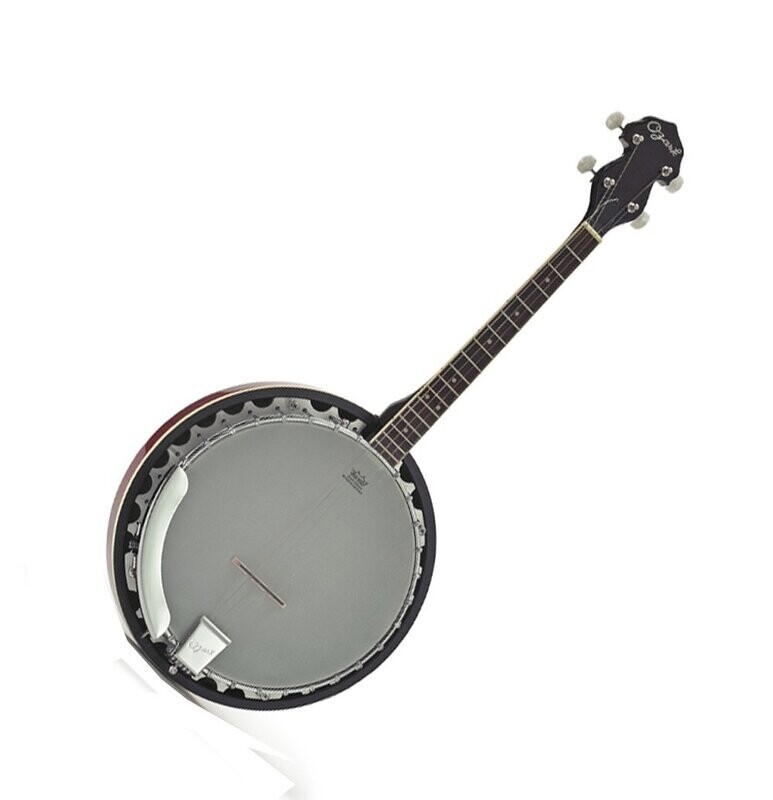 Tenor Banjo Short scale Detachable resonator Remo head Gig Bag 2104TS by Ozark