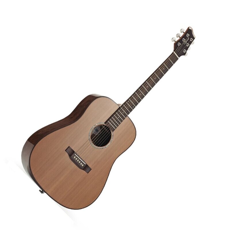 Acoustic Guitar D model Classic Dreadnought Shape Jumbo Solid Cedar top by Ozark