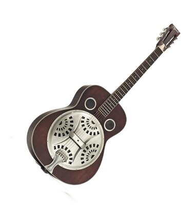 Resonator Guitar Distressed Finish Deluxe Spruce top Model by Ozark