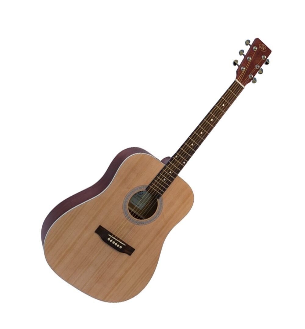 Acoustic Guitar D Model Natural Matt finish Model 3552 by SX