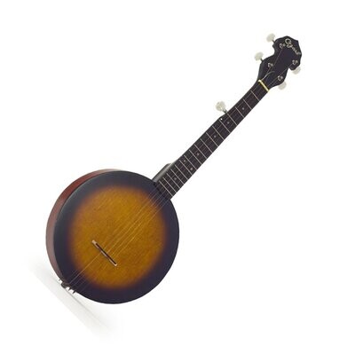 Travel Banjo 5 string with Padded Gig Bag 17 fret fingerboard by Ozark