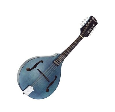 Mandolin Classic A Model Blue Transparent Finish Teardrop Shape by Ozark