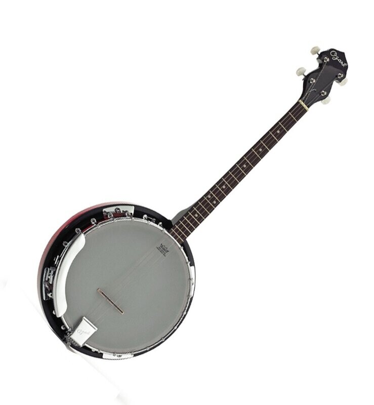 Tenor Starter Banjo 4 string Remo head Detachable Resonator Gig bag by Ozark