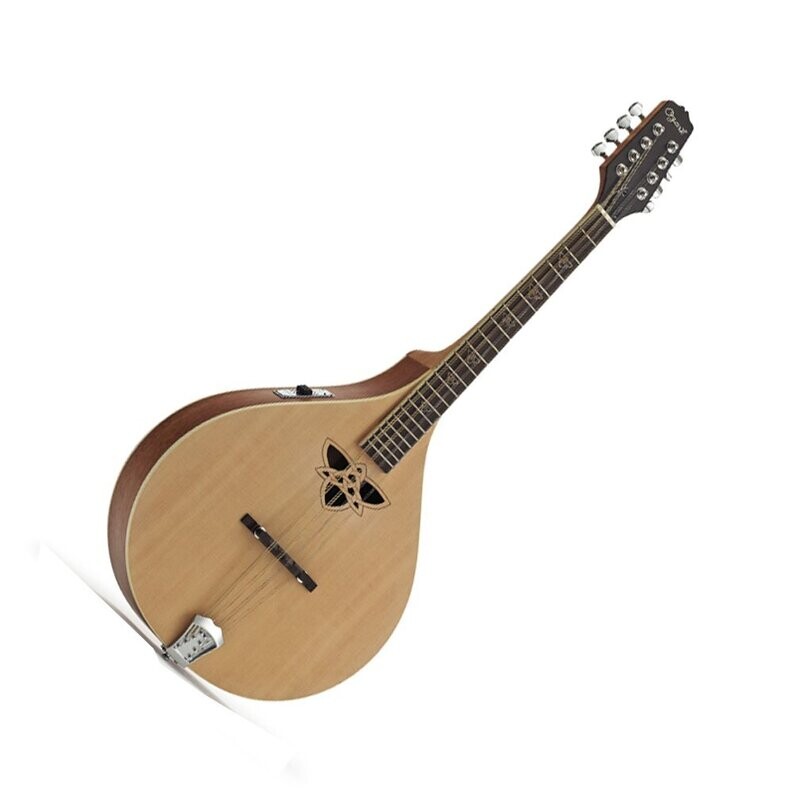 Mandola Electric Octave Flat Back Celtic Knot Includes Gig Bag 2242E by Ozark