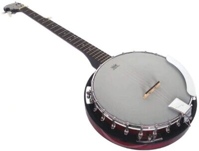 Ozark 5 string banjo left handed model Detachable wood resonator REMO head