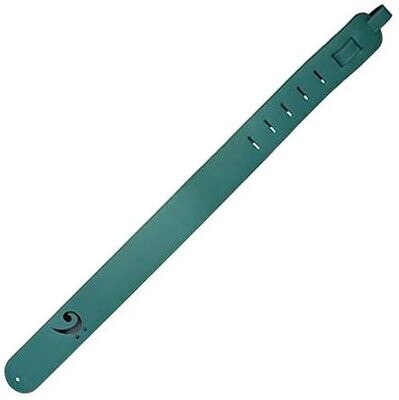 LM Bass Guitar Strap Green Leather 3